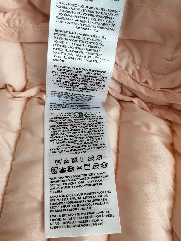 💗 Chaqueta ligera acolchada rosa pálido – 3 años – Guess – Nueva con etiqueta – photo 7